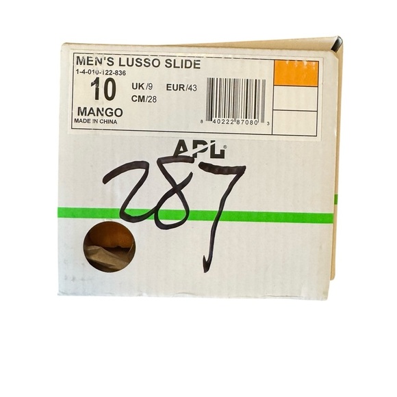 APL Sandals Vibrant Comfort in Mango Men’s Size 10 - Picture 10 of 10